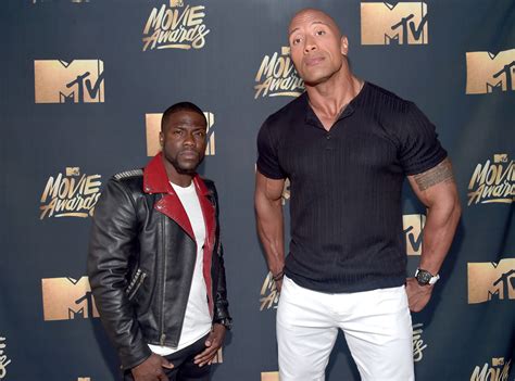 dwayne johnson and kevin hart.